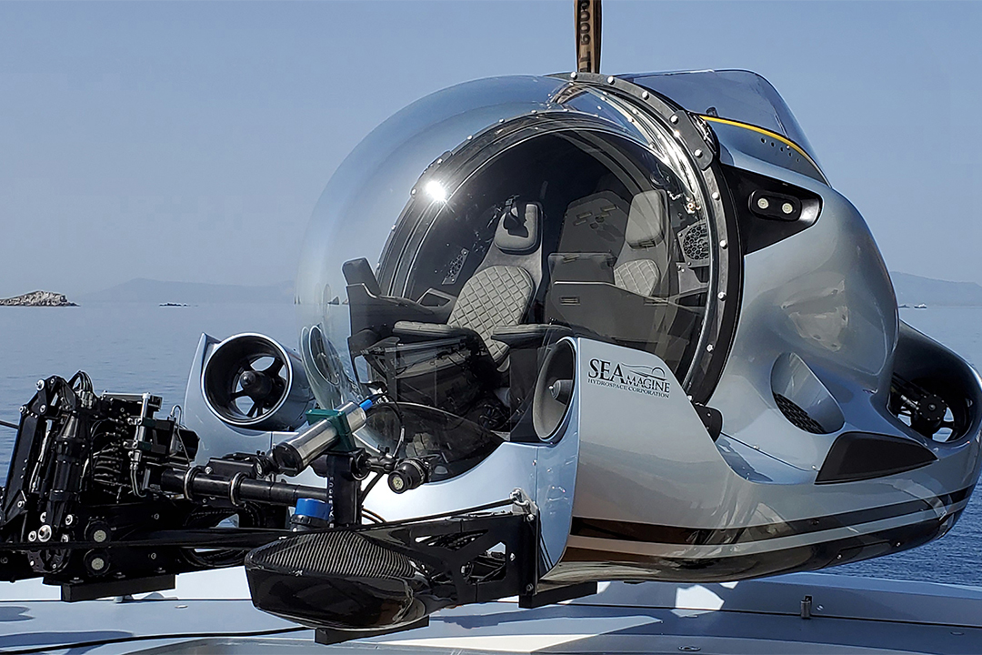 submarine on military ship deck