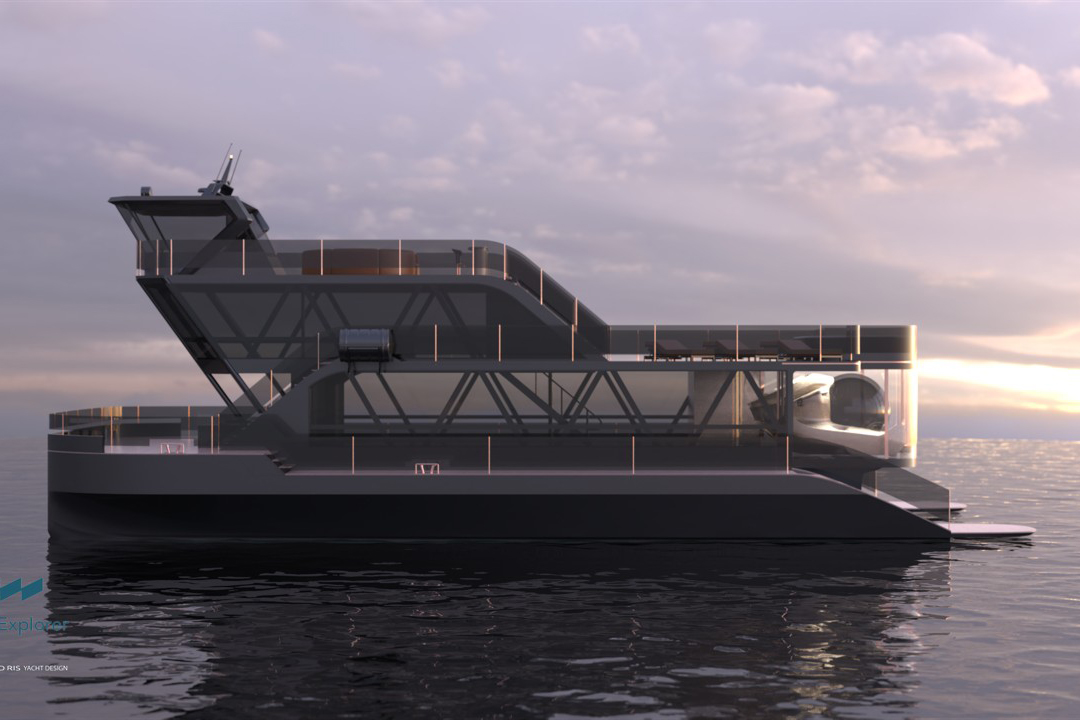 view of catamaran